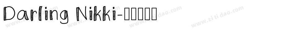 Darling Nikki字体转换
